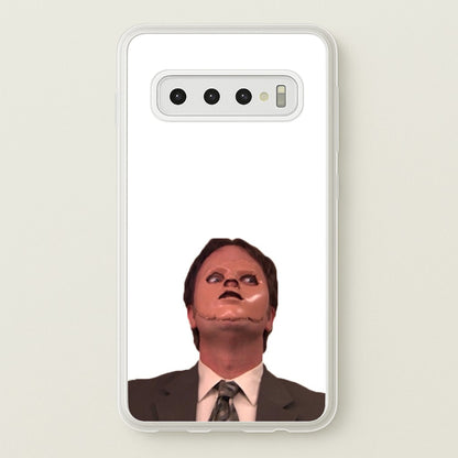 Dwight And The Dummy  - The Office Phone Case for Galaxy S10 Plus