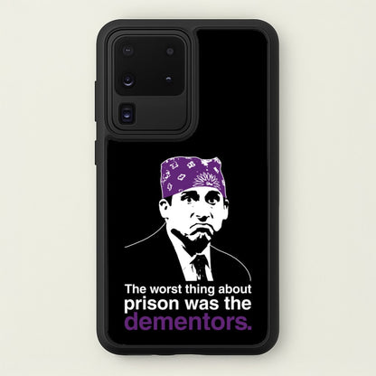 The Worst Thing About Prison Was The Dementors  - The Office Phone Case for Galaxy S20 Ultra