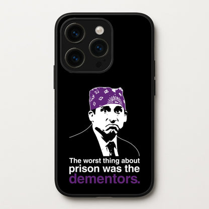 The Worst Thing About Prison Was The Dementors  - The Office Phone Case for iPhone 14 Pro