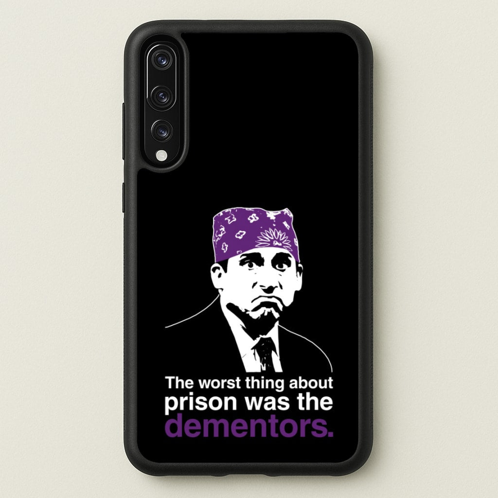 The Worst Thing About Prison Was The Dementors  - The Office Phone Case for Huawei P20 Pro