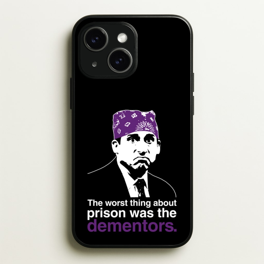 The Worst Thing About Prison Was The Dementors  - The Office Phone Case for iPhone 14