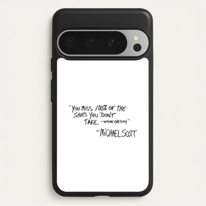 Michael Scott Quote  - The Office Phone Case for Google Pixel 9 Pro XL