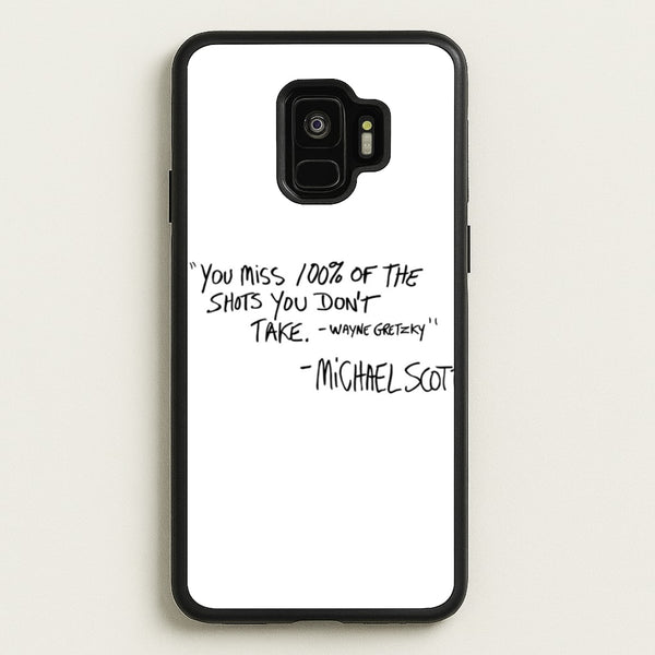 Michael Scott Quote  - The Office Phone Case for Galaxy S9