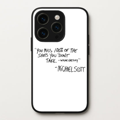 Michael Scott Quote  - The Office Phone Case for iPhone 14 Pro Max