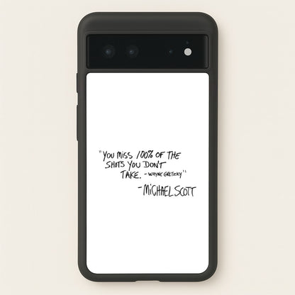 Michael Scott Quote  - The Office Phone Case for Google Pixel 6