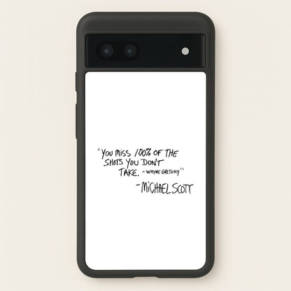 Michael Scott Quote  - The Office Phone Case for Google Pixel 6a