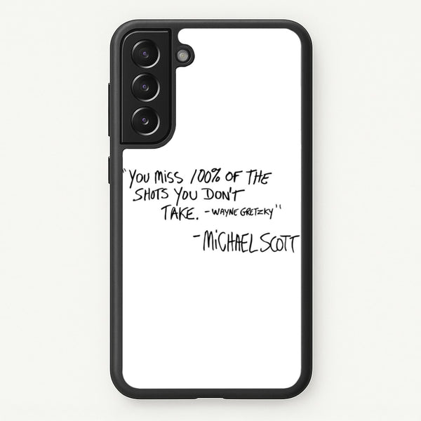 Michael Scott Quote  - The Office Phone Case for Galaxy S22 Plus