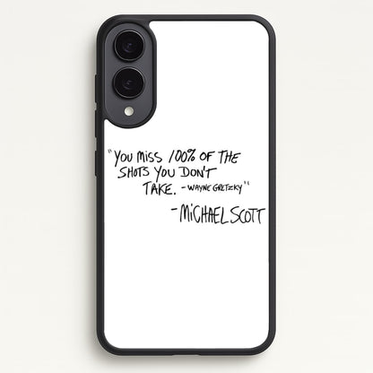 Michael Scott Quote  - The Office Phone Case for Galaxy S25 Edge