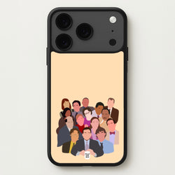 Office Characters Phone Case for iPhone 17 Pro Max