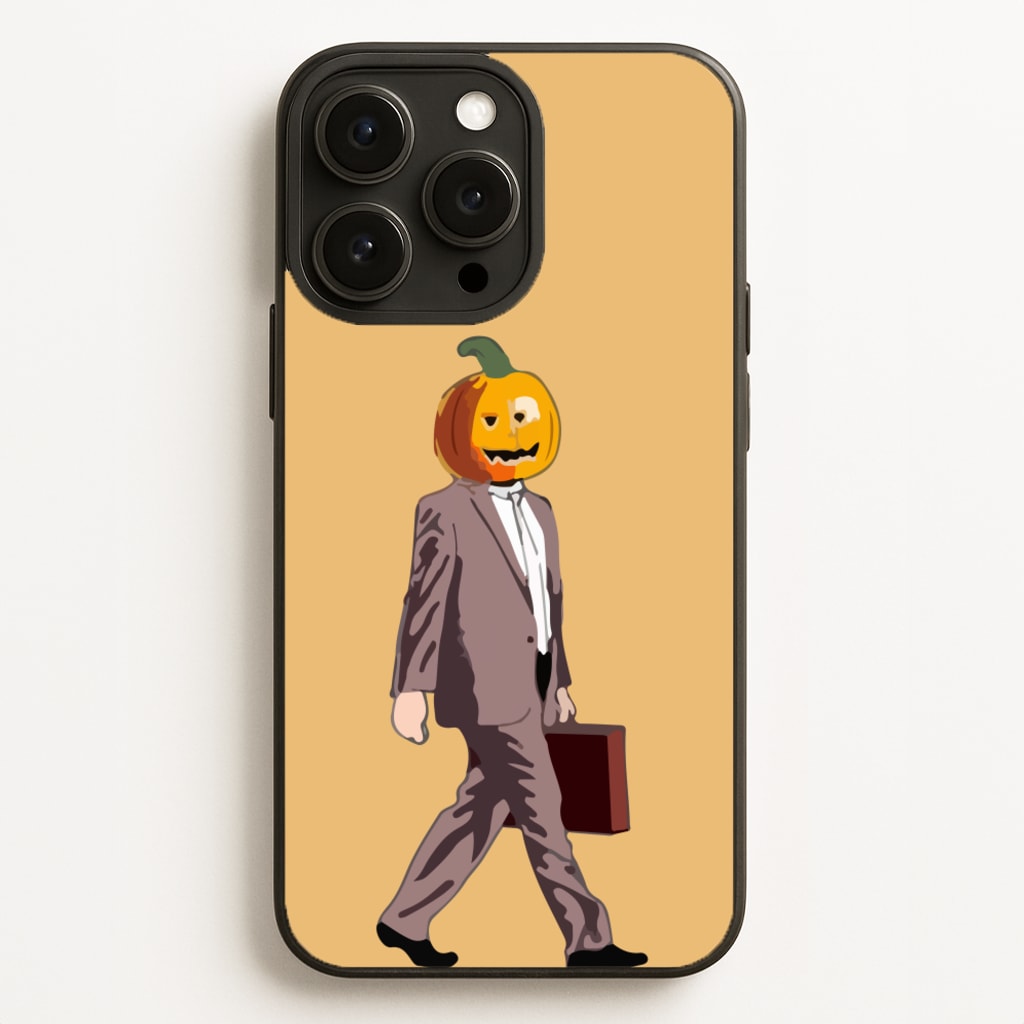 Dwight Pumpkin Head Phone Case