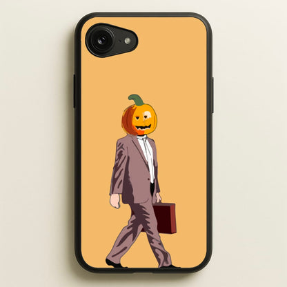 Dwight Pumpkin Head  - The Office Phone Case for iPhone 16e