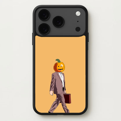 Dwight Pumpkin Head Phone Case for iPhone 17 Pro Max