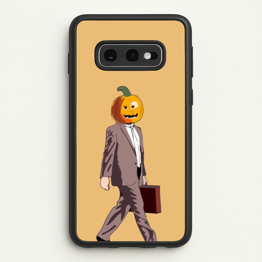 Dwight Pumpkin Head  - The Office Phone Case for Galaxy S10e