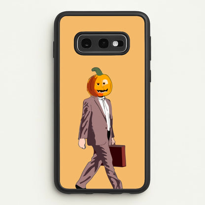 Dwight Pumpkin Head  - The Office Phone Case for Galaxy S10e