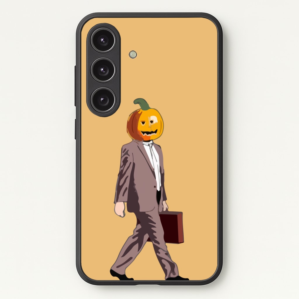 Dwight Pumpkin Head  - The Office Phone Case for Galaxy S24