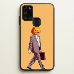 Dwight Pumpkin Head  - The Office Phone Case for Galaxy A21s
