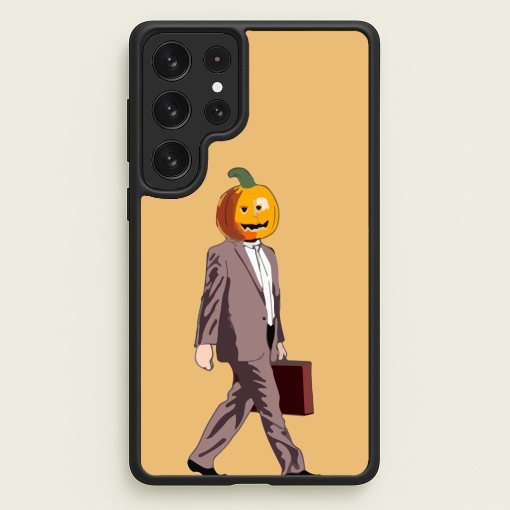 Dwight Pumpkin Head  - The Office Phone Case for Galaxy S22 Ultra
