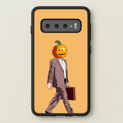 Dwight Pumpkin Head  - The Office Phone Case for Galaxy S10