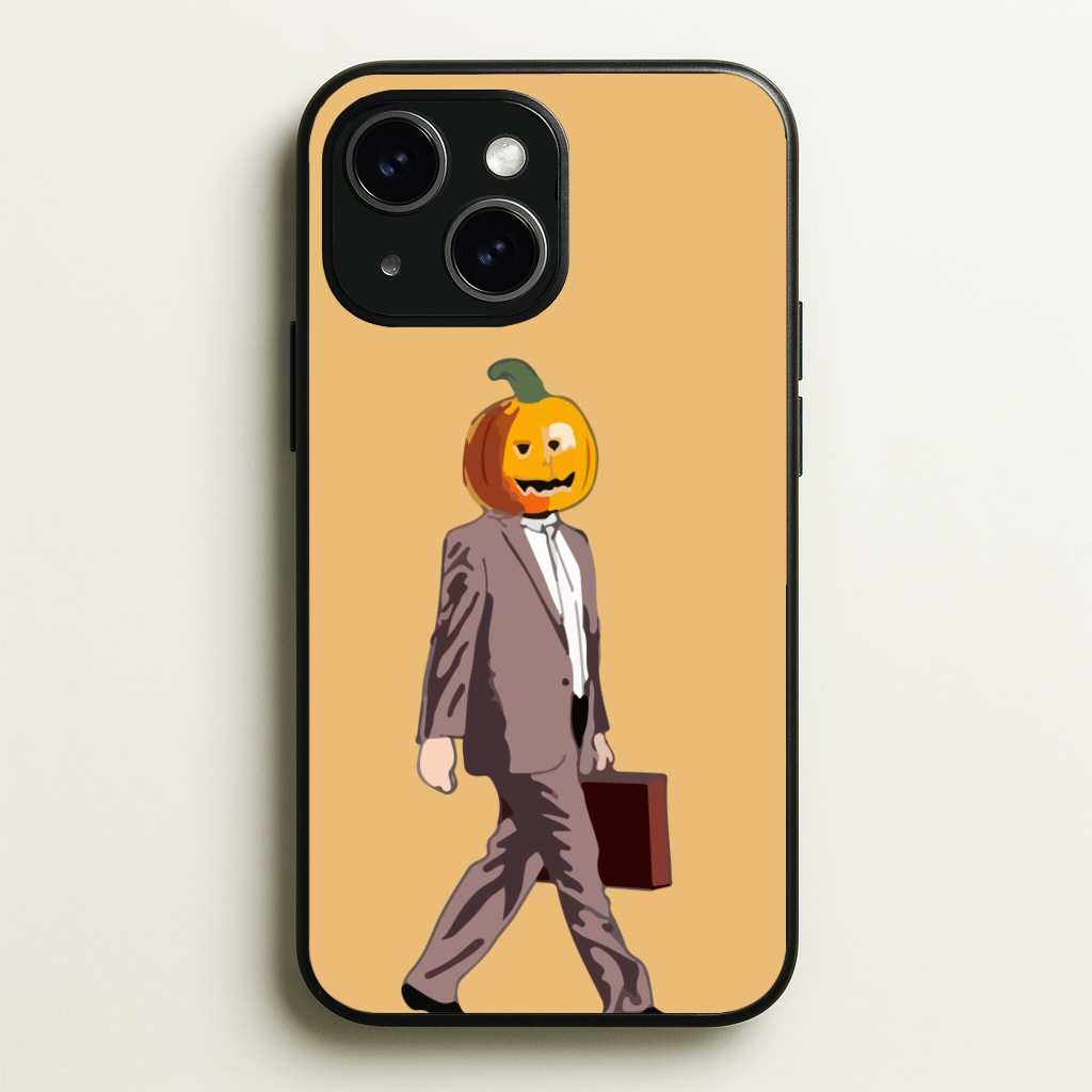 Dwight Pumpkin Head  - The Office Phone Case for iPhone 15 Plus