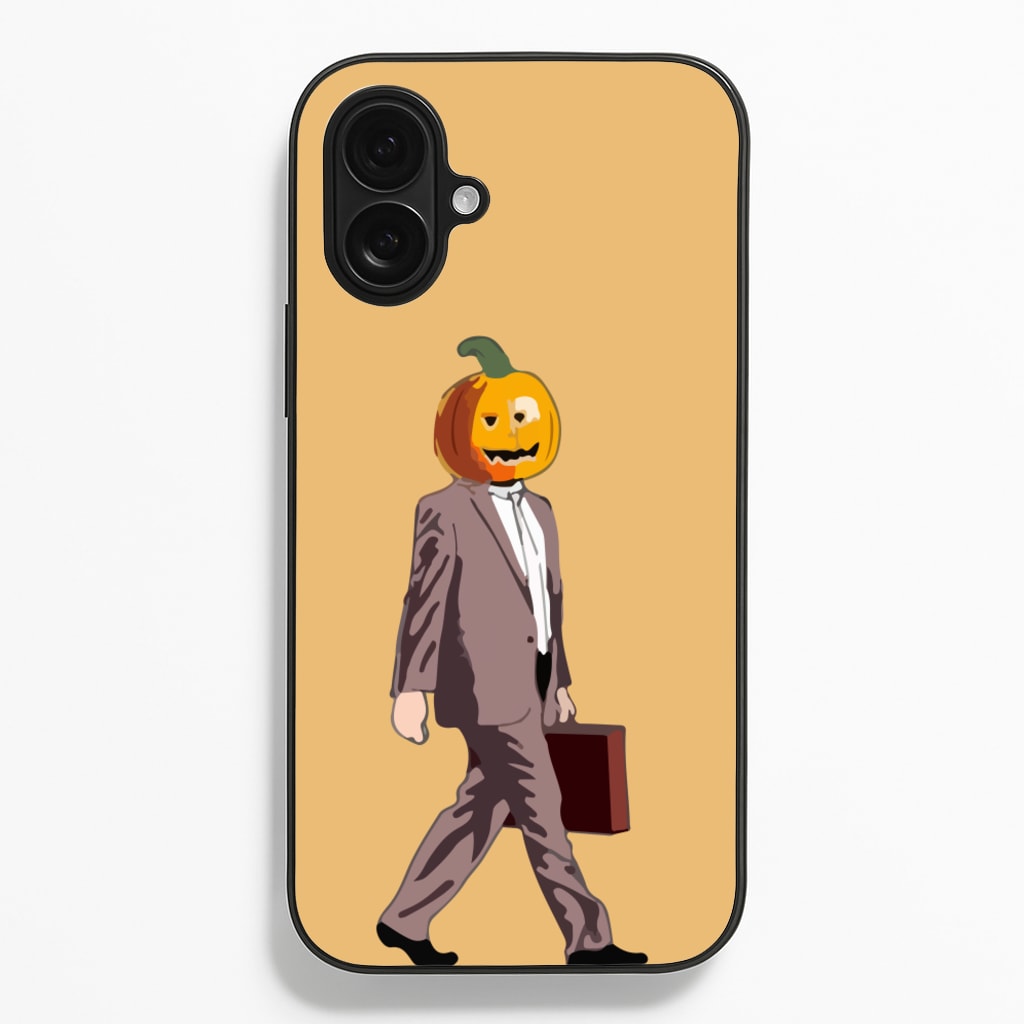 Dwight Pumpkin Head  - The Office Phone Case for iPhone 16 Plus