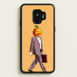 Dwight Pumpkin Head  - The Office Phone Case for Galaxy S9