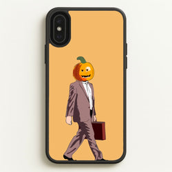 Dwight Pumpkin Head  - The Office Phone Case for iPhone XS Max