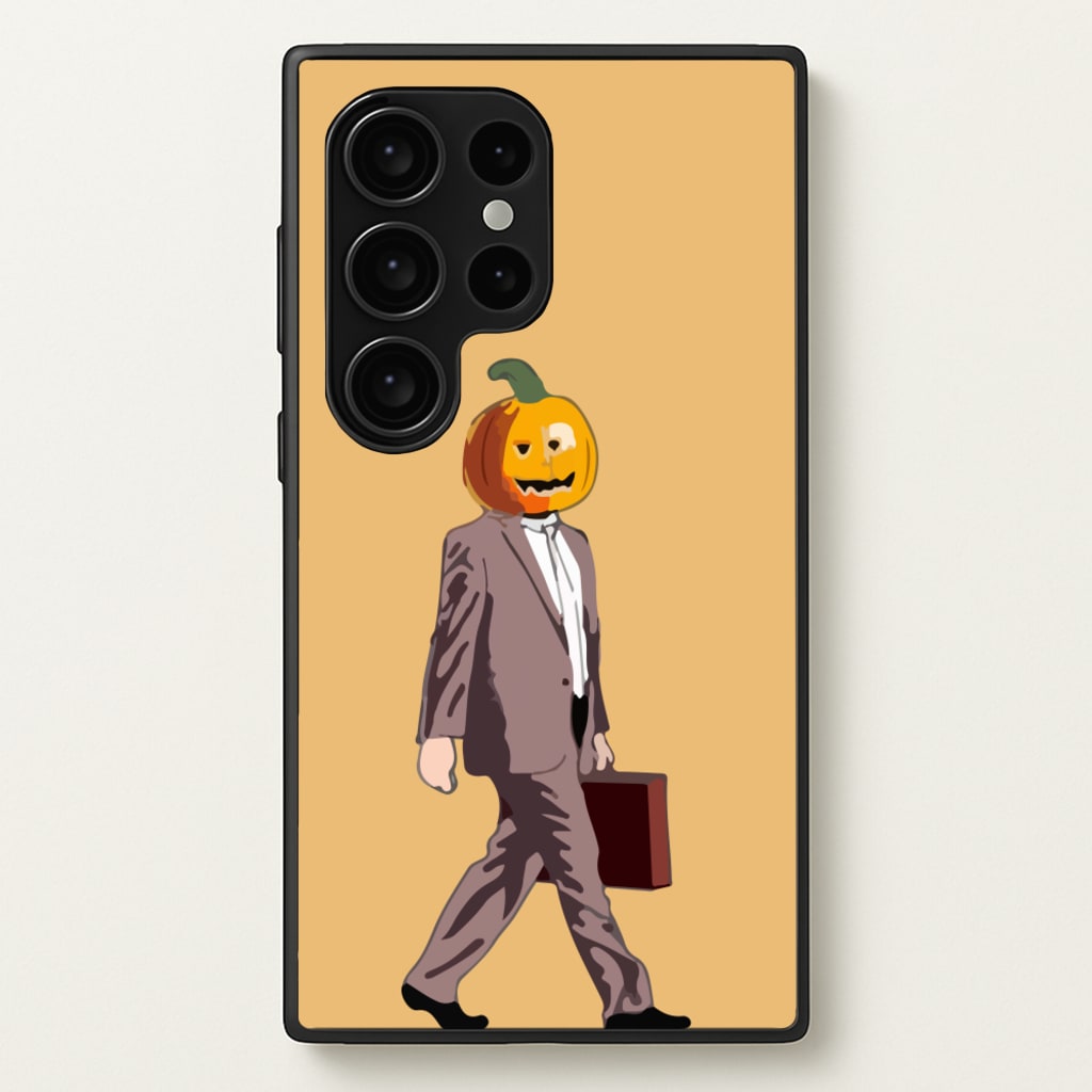 Dwight Pumpkin Head  - The Office Phone Case for Galaxy S24 Ultra