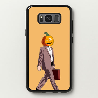 Dwight Pumpkin Head  - The Office Phone Case for Galaxy S8