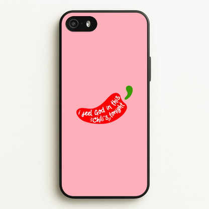 I Feel God In This Chilli's Tonight  - The Office Phone Case for iPhone 5 / 5s / SE 2016