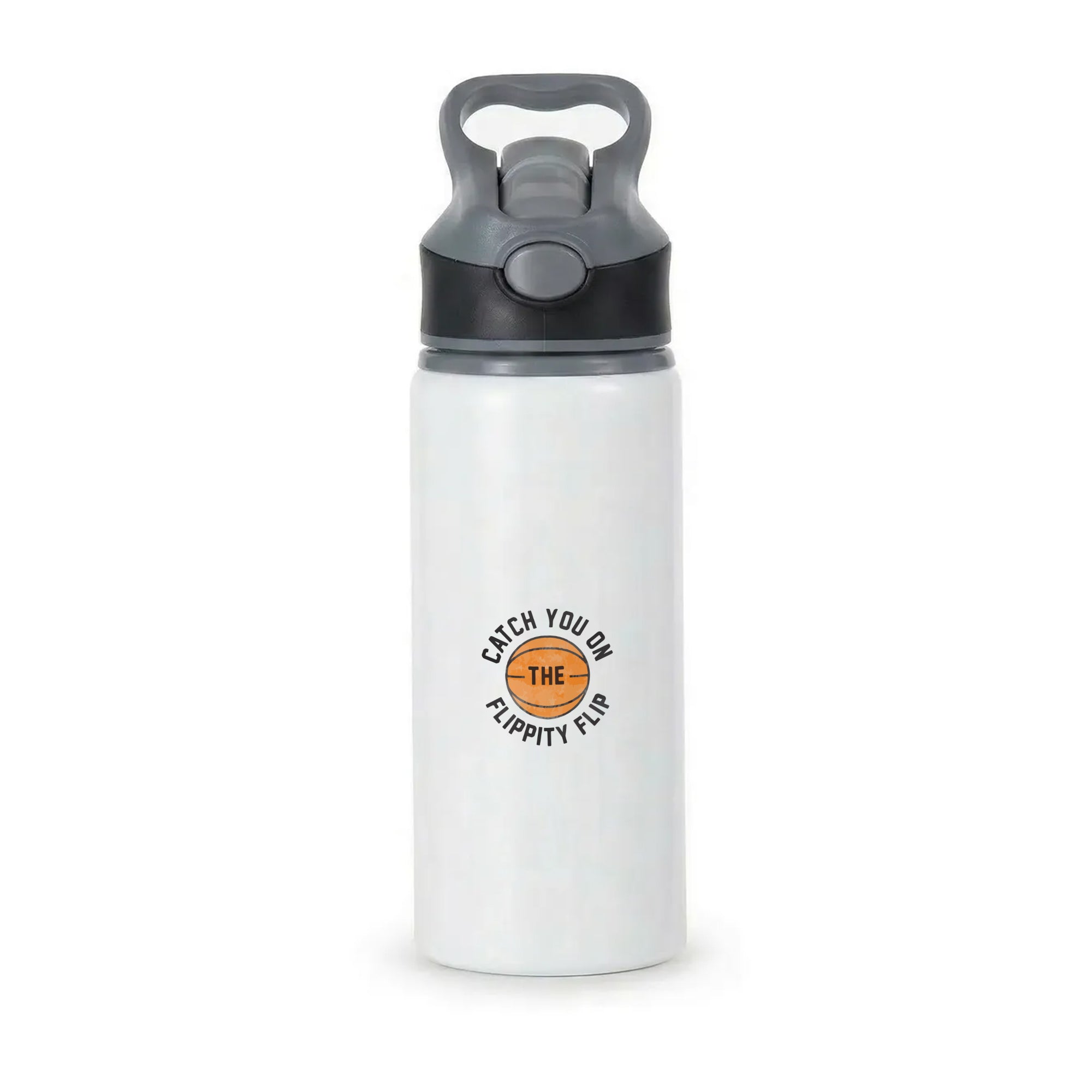 Catch You On The Flippity Flip Active Water Bottle - Black
