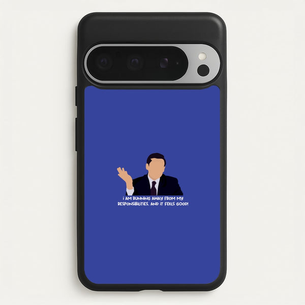 I Am Running Away From My Responsibilities  - The Office Phone Case for Google Pixel 9 Pro XL