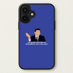 I Am Running Away From My Responsibilities Phone Case for iPhone 17