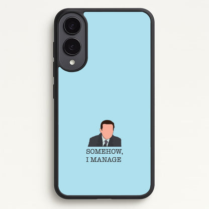 Somehow, I Manage  - The Office Phone Case for Galaxy S25 Edge