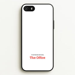 I'd Rather Be Watching The Office  - The Office Phone Case for iPhone 5 / 5s / SE 2016