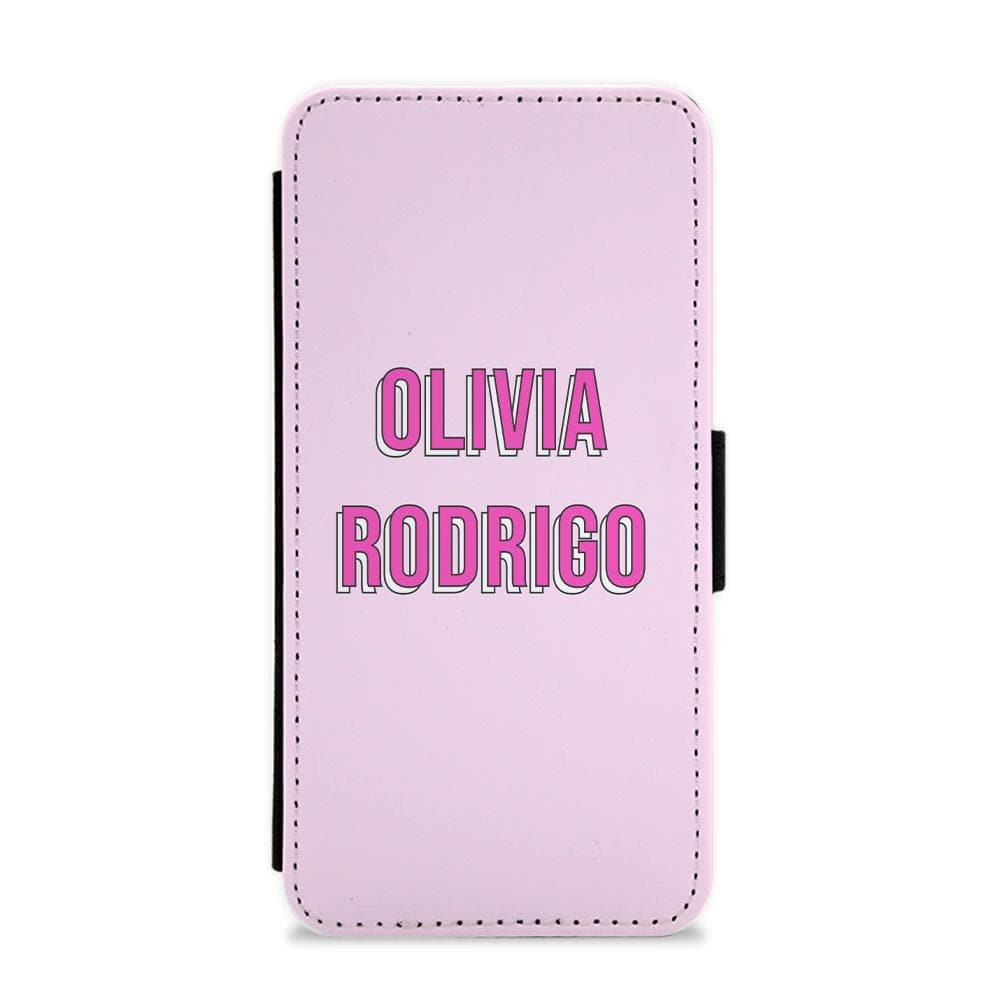 Olivia Rodrigo Layered Text Flip / Wallet Phone Case