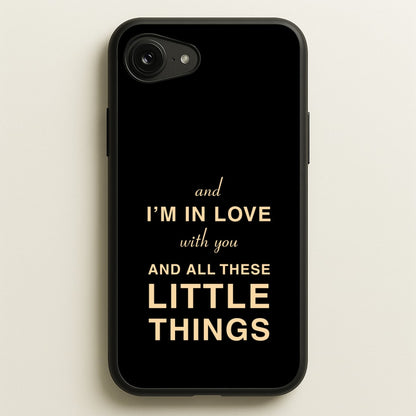 Little Things  - One Direction Phone Case for iPhone 16e