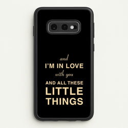 Little Things  - One Direction Phone Case for Galaxy S10e