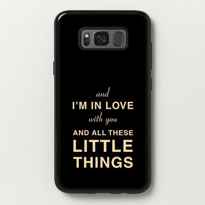 Little Things  - One Direction Phone Case for Galaxy S8