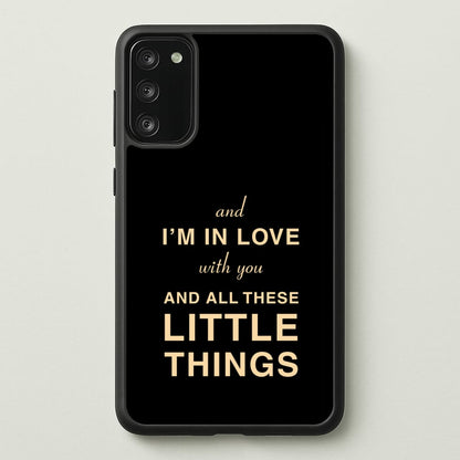 Little Things  - One Direction Phone Case for Galaxy S20