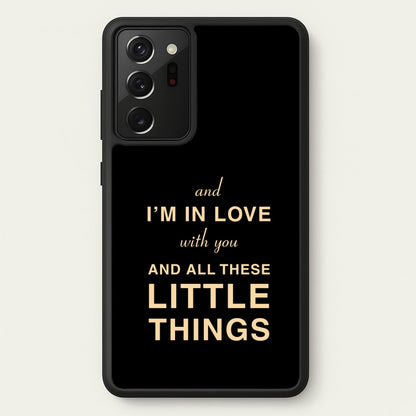 Little Things  - One Direction Phone Case for Galaxy Note 20 Ultra