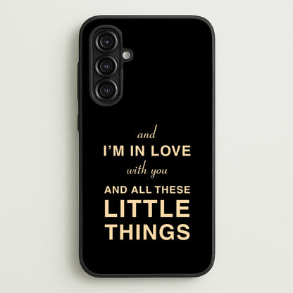 Little Things  - One Direction Phone Case for Galaxy A16