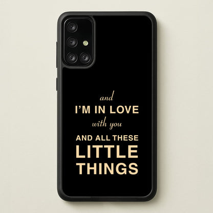 Little Things  - One Direction Phone Case for Galaxy A71