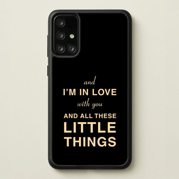 Little Things  - One Direction Phone Case for Galaxy A71