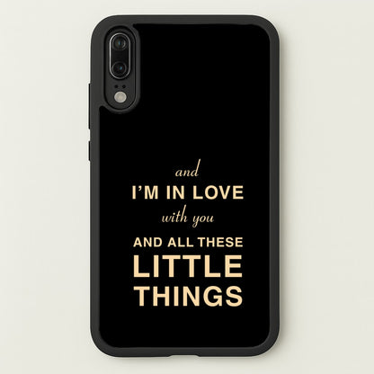 Little Things  - One Direction Phone Case for Huawei P20