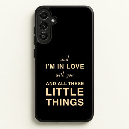 Little Things  - One Direction Phone Case for Galaxy A36