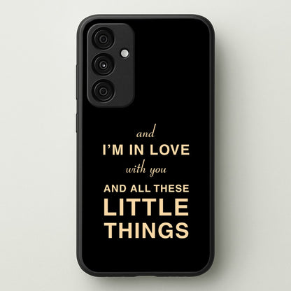 Little Things  - One Direction Phone Case for Galaxy A55