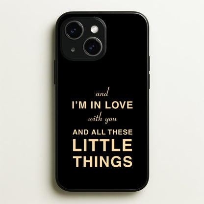Little Things  - One Direction Phone Case for iPhone 14