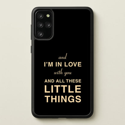 Little Things  - One Direction Phone Case for Galaxy S20 Plus