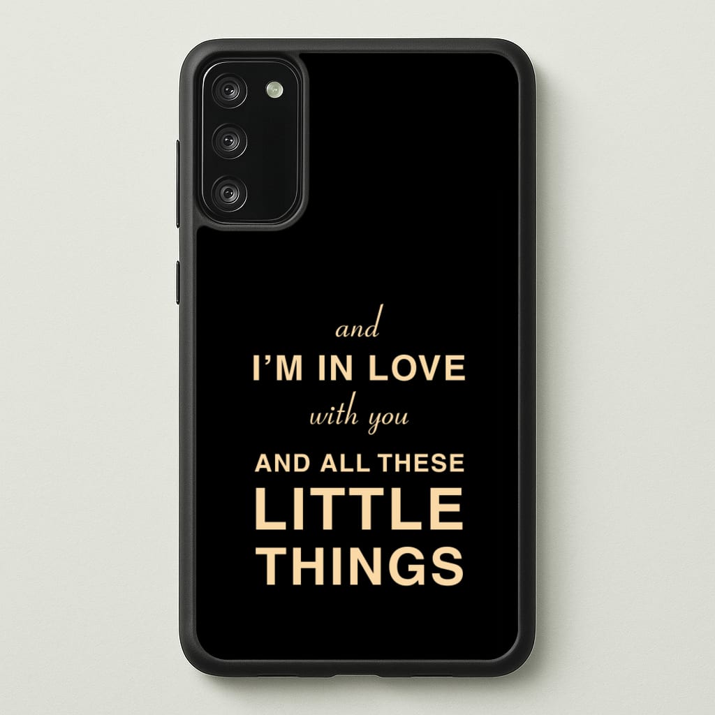 Little Things  - One Direction Phone Case for Galaxy S20FE