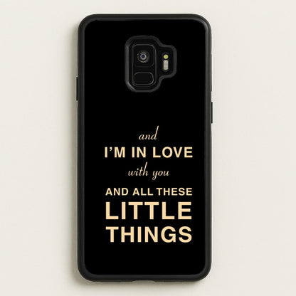 Little Things  - One Direction Phone Case for Galaxy S9